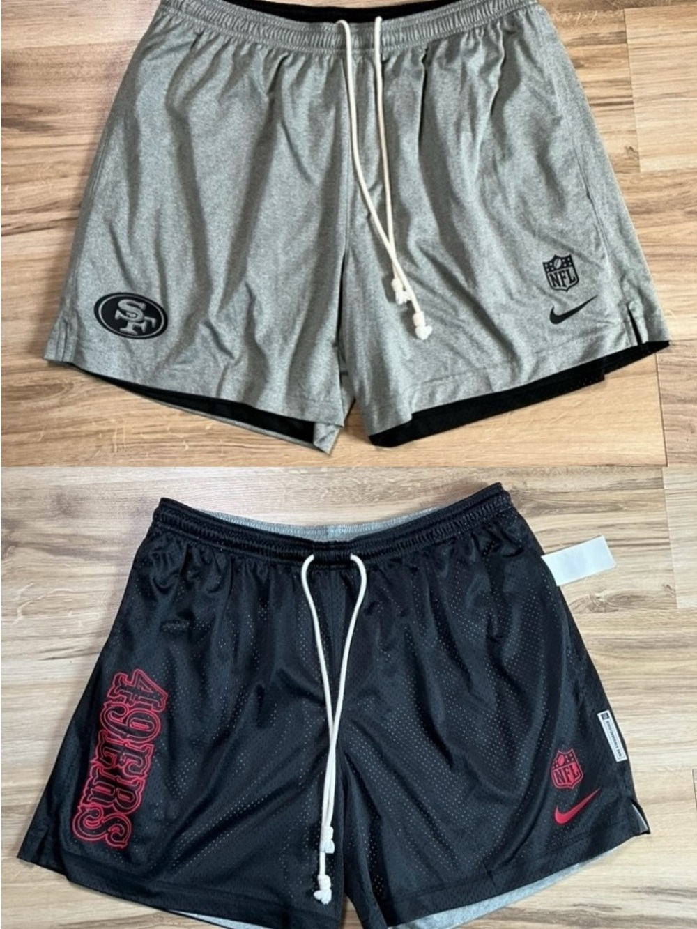 Nike NFL Sideline Reversible San Francisco 49ers Shorts
